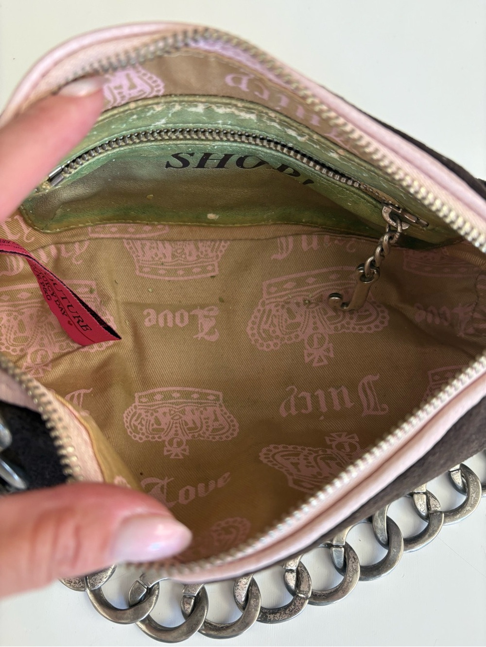 Y2K JUICY COUTURE ‘I Love Couture’ Mini Bag - Picture 9 of 14